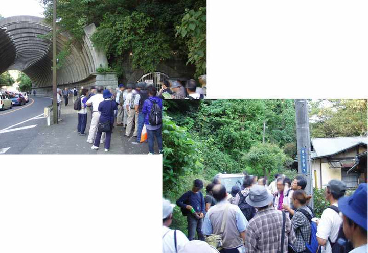 【巨福呂坂切通】（写真下）この奥は私有地で入れず
